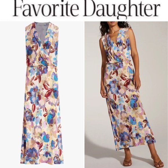Favorite Daughter Dresses & Skirts - Favorite Daughter The Sleeveless Nita Floral Maxi Dress sz XS NWT 278$